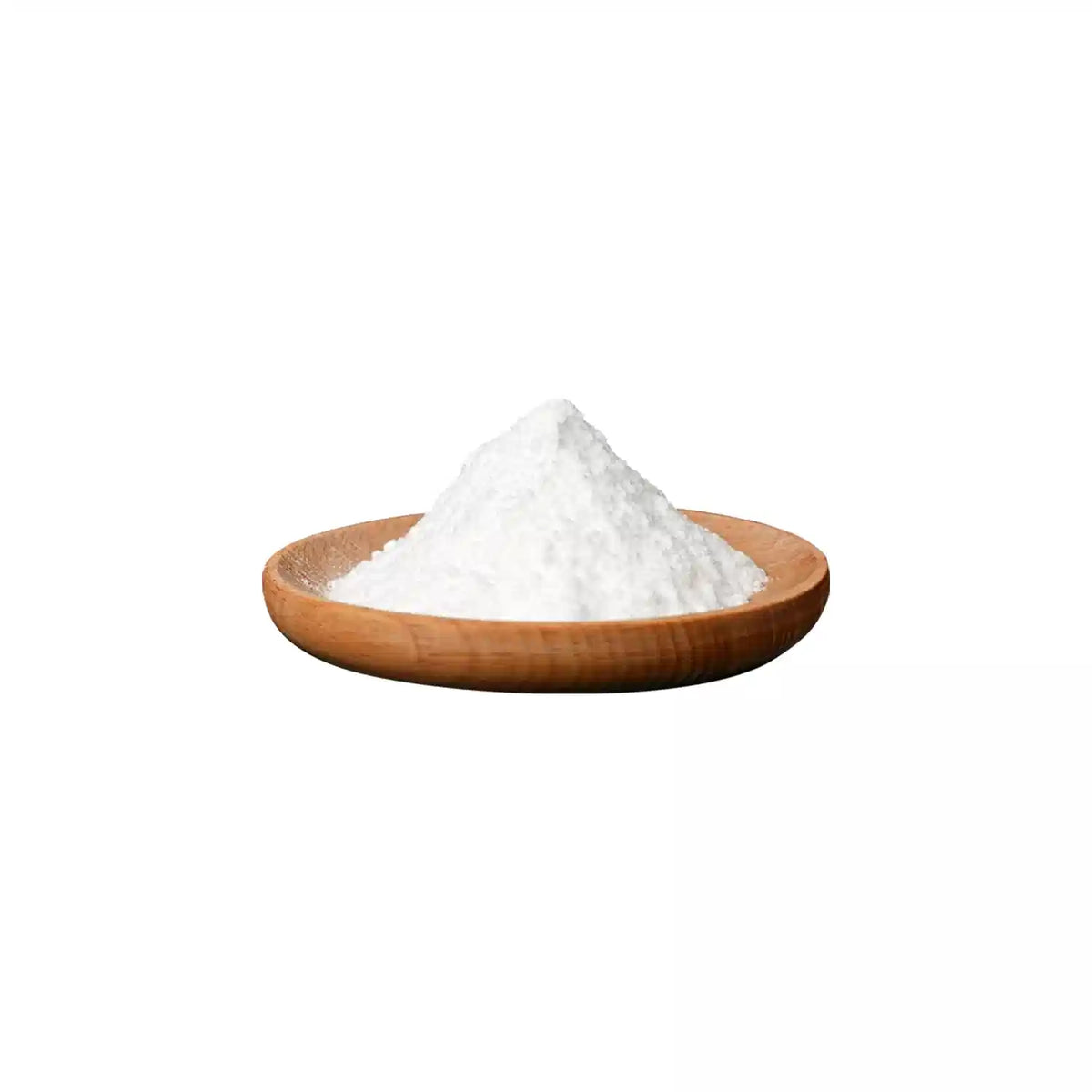 TPU hot melt adhesive powder in a rustic wood dish for adhesive powder combo.