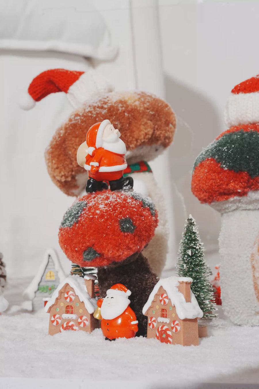 Micro Santa Claus Mushroom Village🍄