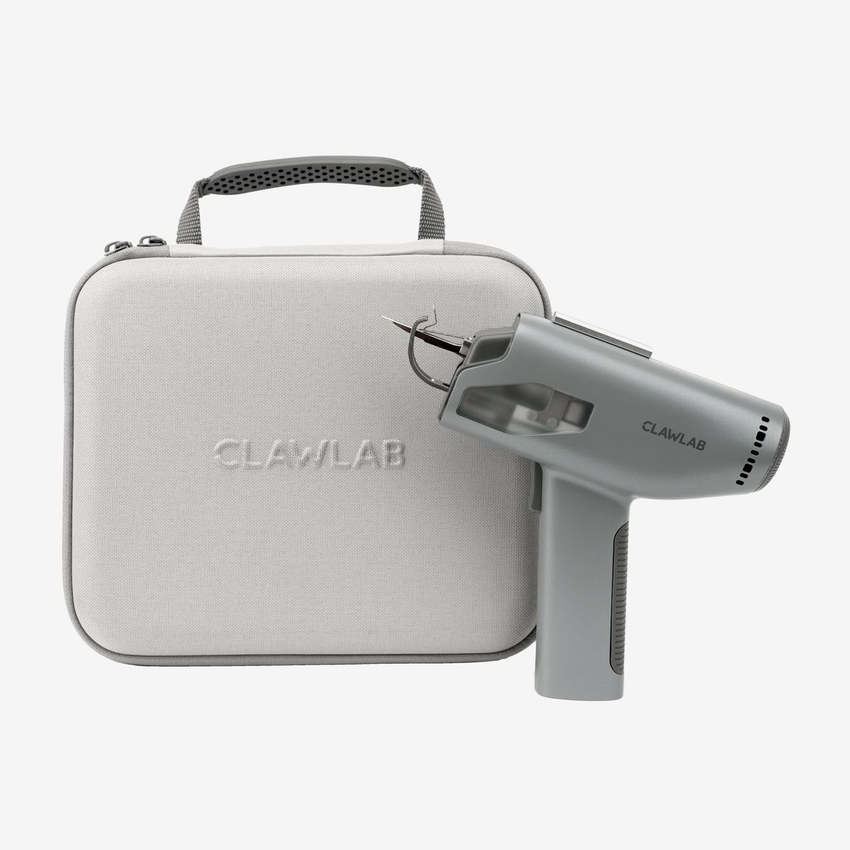 Clawlab H1 pistolet à tufter léger gris avec étui de transport protecteur
